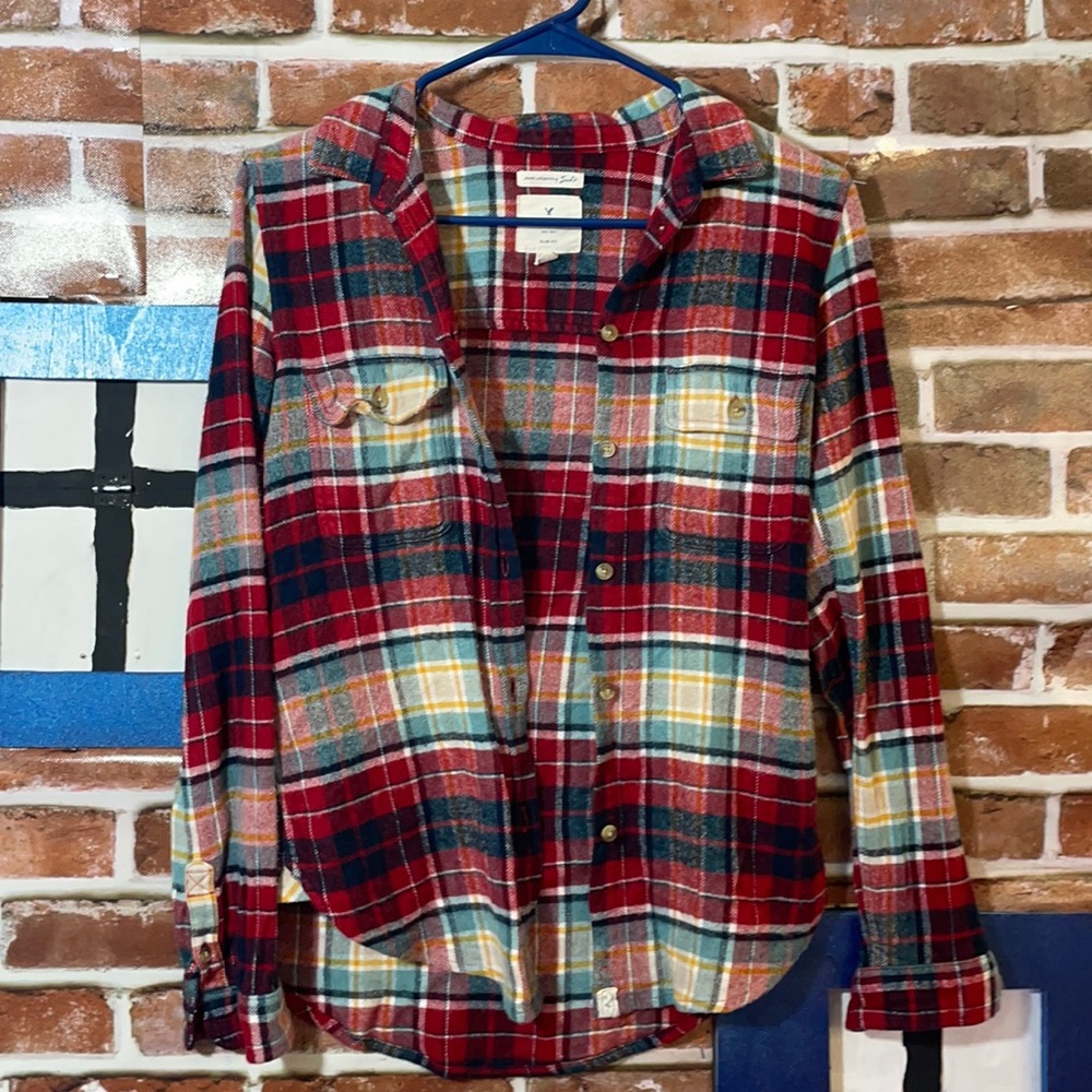 AE flannel size S slim fit